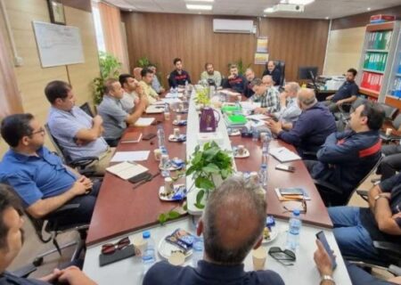 جلسه K.O.M پروژه احداث پست برق فولاد اکسین خوزستان برگزار شد