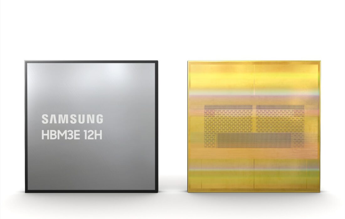 سامسونگ اولین حافظه ۳۶ گیگابایتی DRAM HBM3E 12H صنعت را توسعه داد