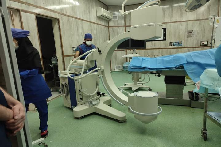 نصب و راه‌اندازی دستگاه پیشرفته “سی‌آرم” در بیمارستان شهدای زاگرس ایلام