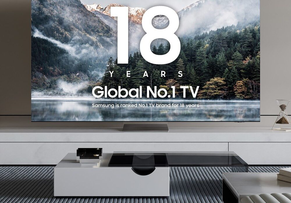 سلطه سامسونگ بر بازار جهانی تلویزیون برای هجدهمین سال پیاپی ادامه یافت