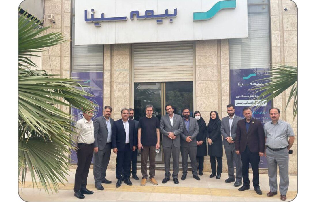 بازدید رئیس کل بیمه مرکزی از شعبه اهواز بیمه سینا