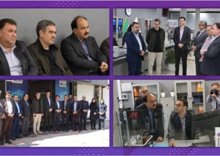 بازدید رئیس‌کل بیمه مرکزی از شعبه اراک بیمه ملت
