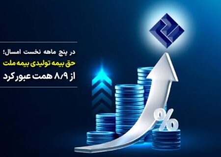 در پنج ماهه نخست امسال؛ حق بیمه تولیدی بیمه‌ ملت از ۸٫۹ همت عبور کرد