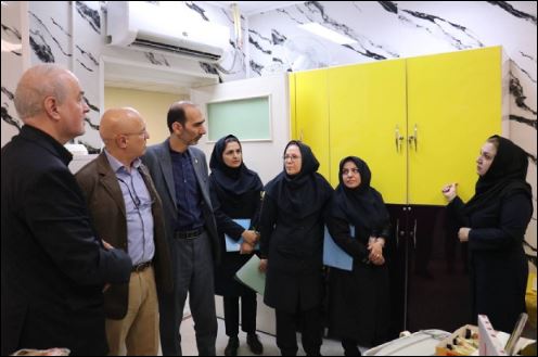 بهره‌ برداری از فضای جدید کلینیک زخم بیمارستان بانک ملی ایران