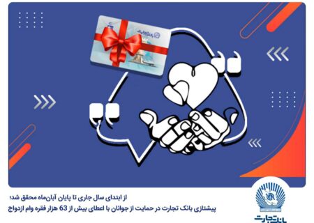 پیشتازی بانک تجارت در حمایت از جوانان با اعطای بیش از ۶۳ هزار فقره وام ازدواج