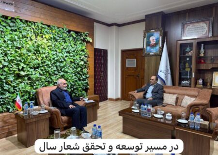 دیدار مدیرعامل شرکت فولاد اکسین با استاندار خوزستان 
